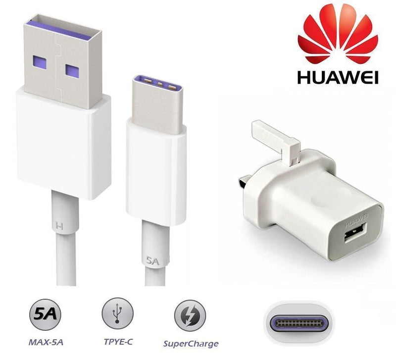 100% Original Huawei Mate 9 Pro P10 USB-C SuperCharge 5A Fast Charger Adapter