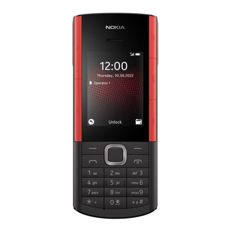 Nokia 5710 Xpress Audio 4G Black Unlocked MP3 Player Mobile Phone - With Built In Wireless Earbuds