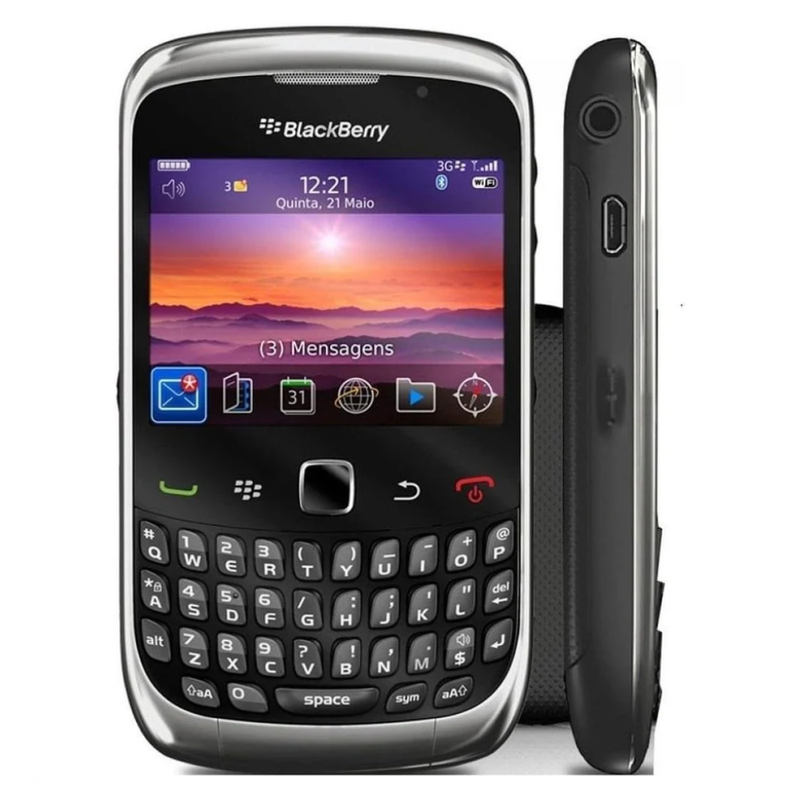 Blackberry Curve 9300 - Black Unlocked 3G Mobile Phone