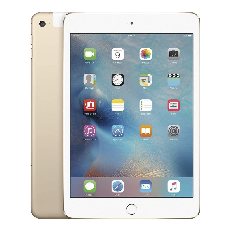 Apple iPad Mini 4th Generation Gold WiFi + Cellular 4G - Grade A