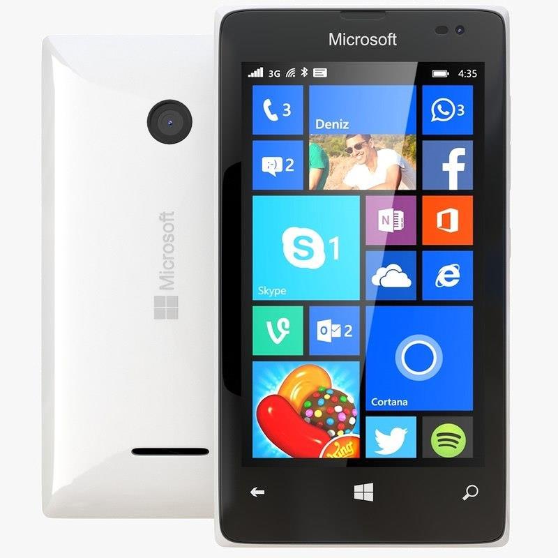 Excellent Condition Microsoft Lumia 435 White Dual Sim Unlocked Smartphone