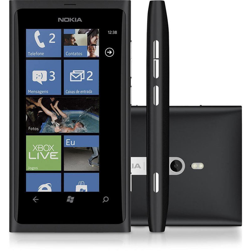 New Condition Nokia Lumia 800 16GB Black Unlocked Smartphone -12M Warranty