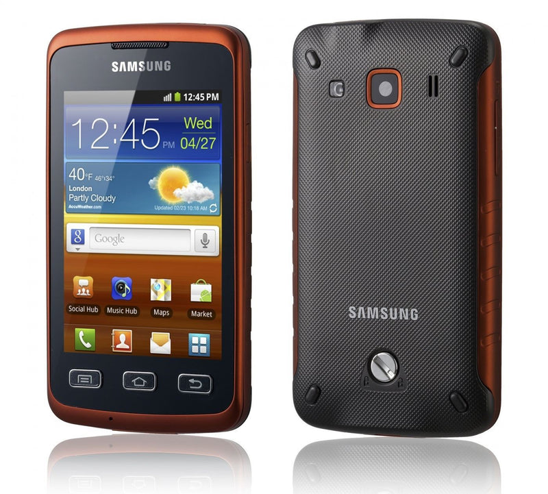 Samsung Galaxy XCover GT-S5690 Grey Red Rugged IP67 Smartphone - Very Good