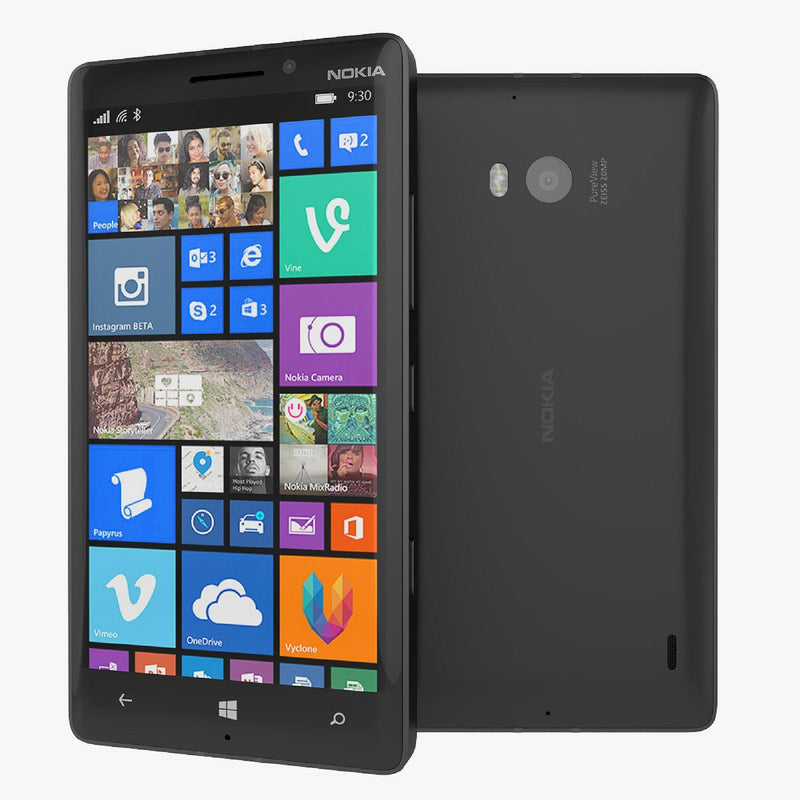 Nokia Lumia 930 Black 32GB Unlocked Windows Smartphone - Grade A+