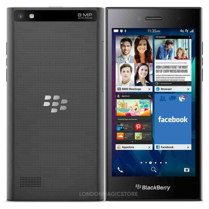 BlackBerry Leap 16GB Black Smartphone Unlocked - Very Good Condition