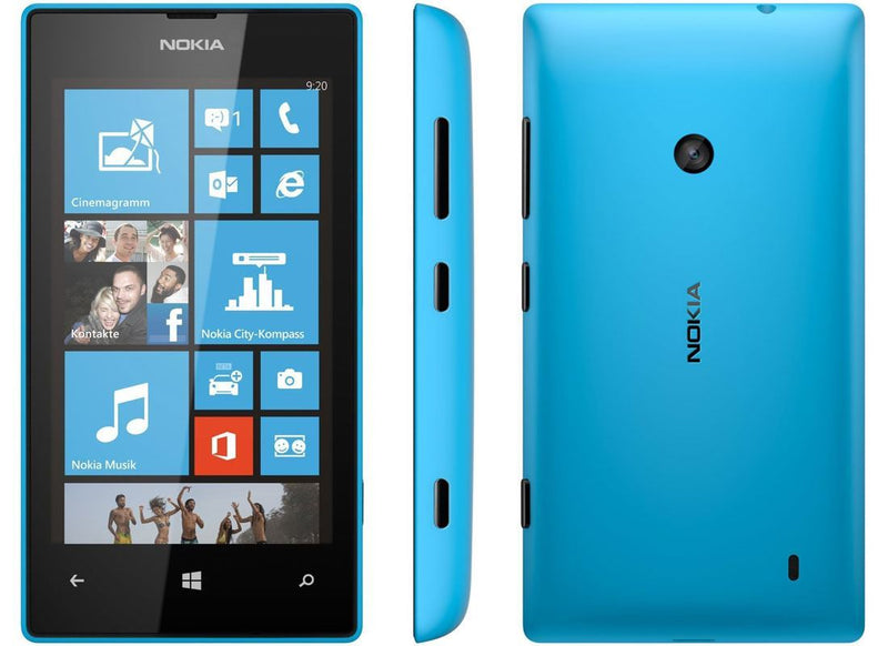 Brand New Nokia Lumia 520 8GB Blue Unlocked Microsoft Windows Smartphone