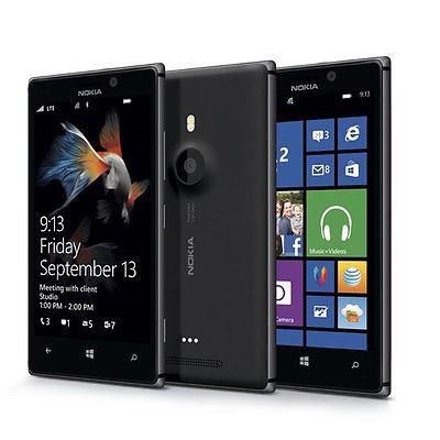 New Condition Nokia Lumia 925 Windows 8 Black 4G 16GB Unlocked Smartphone