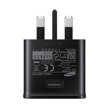 Genuine Samsung S10/Plus/S10e Charger Wall Plug & USB-C Cable TA200 & DG970