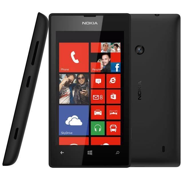 New Condition Nokia Lumia 510 4GB Black Unlocked Windows Smartphone- Warranty