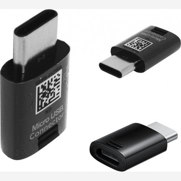 SAMSUNG GH98-41290A BLACK TYPE-C ADAPTER TO MICRO USB FOR S8 S8+ S9 A5 A7
