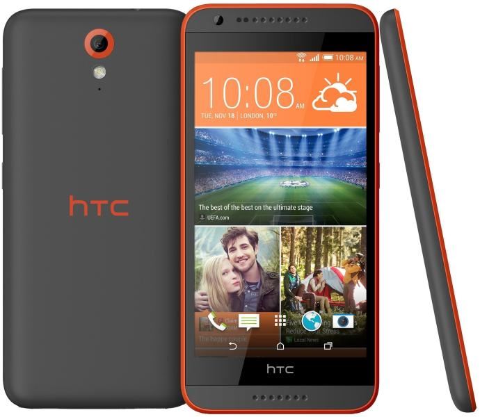 Good Condition HTC Desire 620 Pink/Grey 8GB Unlocked Mobile Phone - Grade B