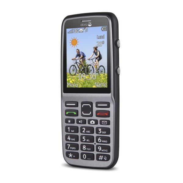 Doro PhoneEasy 530x Black Splash Proof Unlocked Loud Mobile Phone - 12M Warranty
