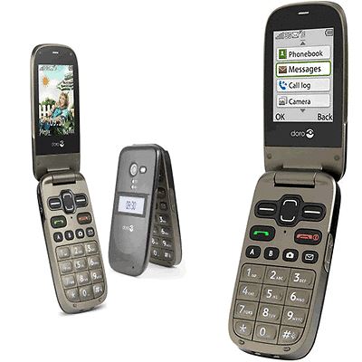 Doro Phone Easy 622 - Black & Mocha Unlocked Camera Mobile Phone- Grade A