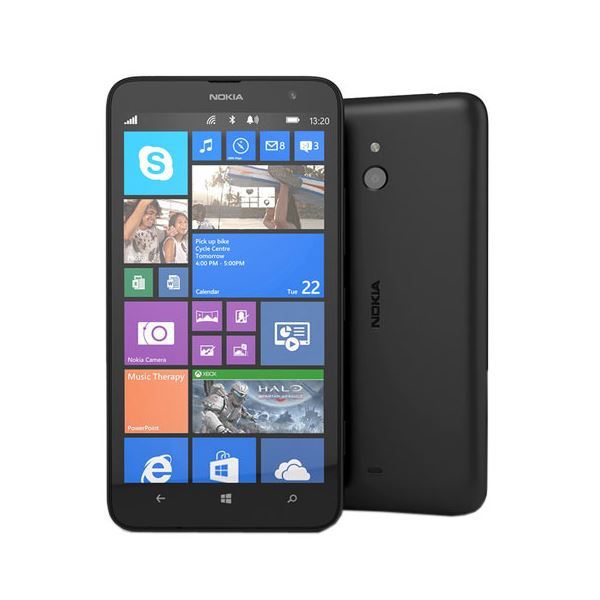 New Condition Nokia Lumia 1320 Black 8GB Windows Unlocked Smartphone - Warranty