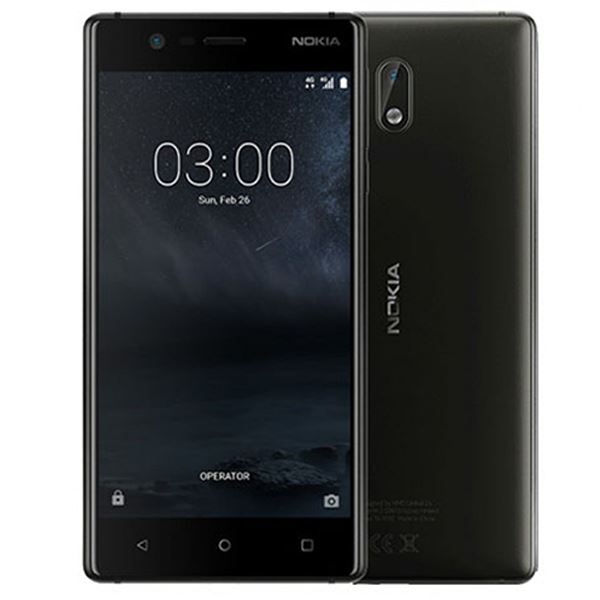 Excellent Condition Nokia 3 16GB Matte Black Unlocked Dual Sim 4G Smartphone