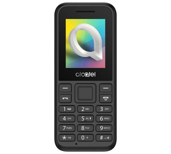 New Condition Alcatel 1066G Black Unlocked Basic Mobile Phone - 12M Warranty