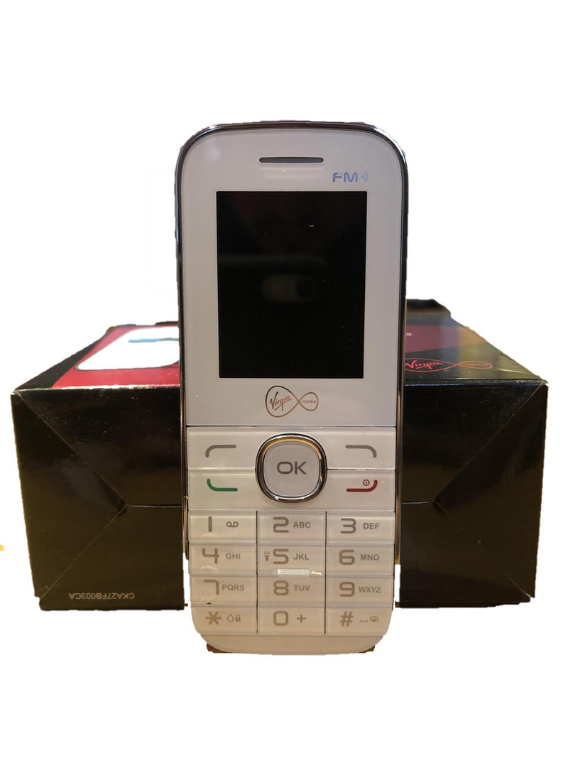 New Condition Boxed Alcatel VM585 1046G White Unlocked Mobile Phone - BATTERY NOT INCLUDED