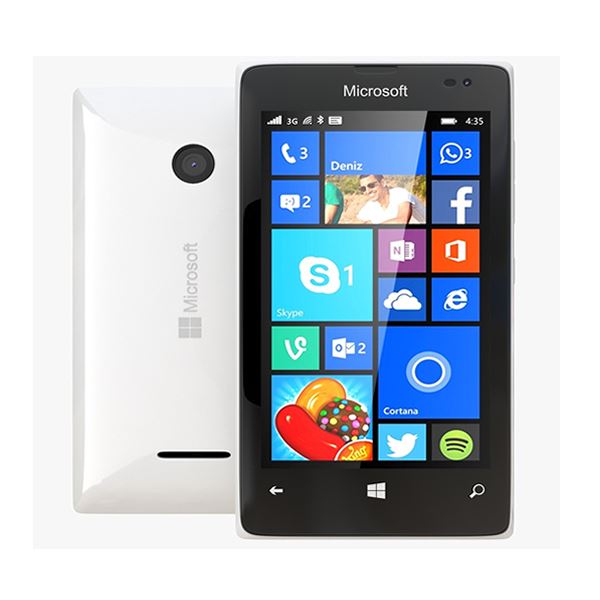 New Condition Microsoft Lumia 435 Dual Sim White Unlocked Window Smartphone