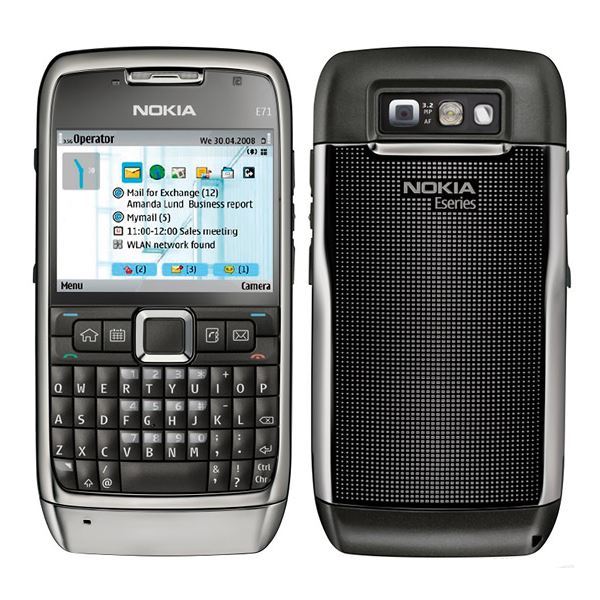 Nokia E71 Steel Grey Unlocked Mobile Phone - Grade A