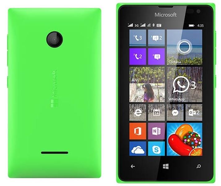 New Condition Microsoft Lumia 435  8GB Green Unlocked Smartphone Warranty