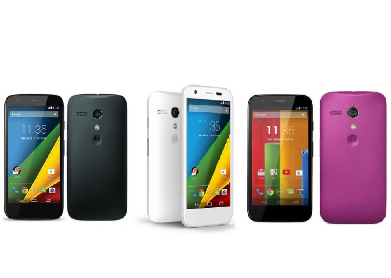Motorola Moto G LTE XT1039 Black Purple White 8GB Android Smartphone - Warranty