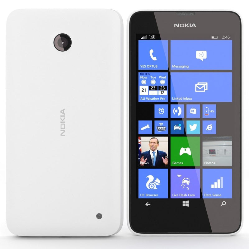 Brand New Nokia Lumia 635 8GB White Unlocked Smartphone - 12M Warranty