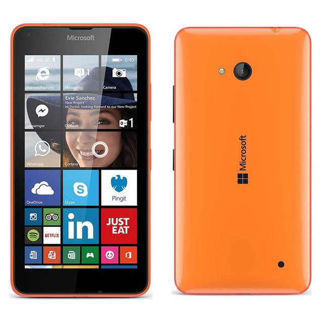 Microsoft Lumia 640  LTE (Latest Model) - 8GB - Orange (Unlocked) Smartphone
