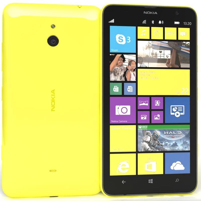 New Condition Nokia Lumia 1320 Yellow Unlocked 8GB Windows Smartphone