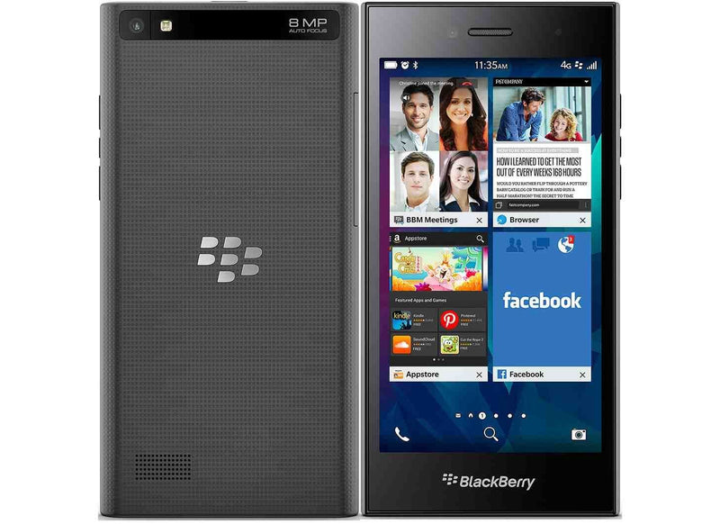 New Condition BlackBerry Leap 5" 16GB Shadow Grey Unlocked 12M Warranty