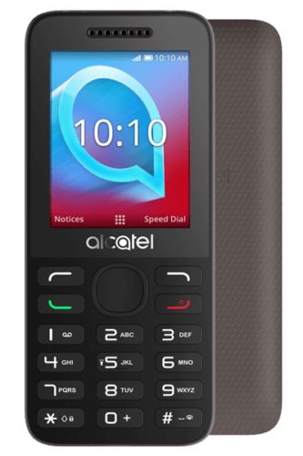 Alcatel 2038X Cocoa Grey 3G Unlocked Basic Mobile Phone Grade A - 12M Warranty