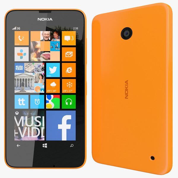New Condition Nokia Lumia 630 Orange Unlocked Windows Smartphone - Warranty